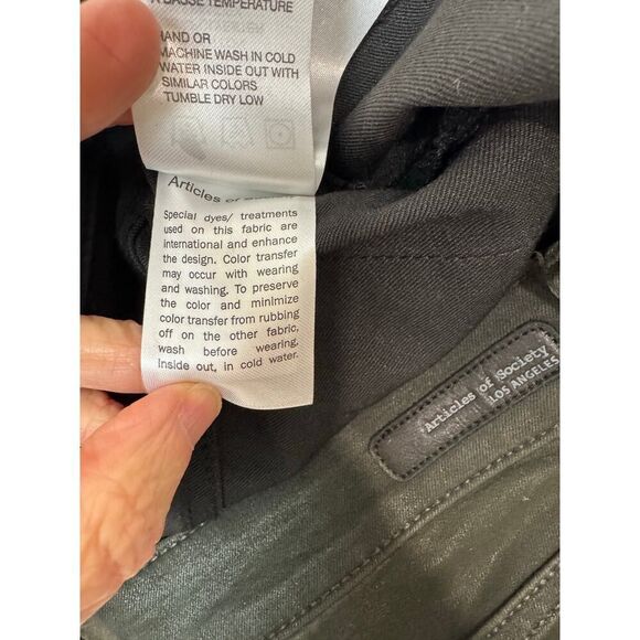 NWT Articles of Society Sarah Raw Hem Skinny Jeans Taggart - Size 31 - Picture 7 of 11